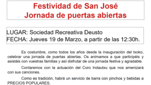 Jornada de Puertas abiertas